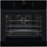 AEG BEB335061B Built In Electric Single Oven - Black - A+ Rated, Black