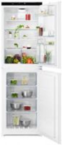 AEG 6000 Series Integrated Fridge Freezer, Model OSC6T185ES, TwinTech Technology, Keeps Food Juicier For Longer, No Frost,154/88 Litres Cooling & Freezer Capacity, 1772cm, White, [Energy Class D]