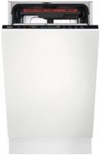 AEG FSE73507P 7000 GlassCare Fully Integrated Slimline Dishwasher - Black - 1...