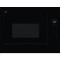 AEG OB6SM261UB 26 Litre 46cm High, Built In Combination Microwave Oven - Black, Black