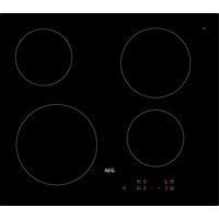 AEG HRX64300CB Radiant Hob, Ceramic Hob, Series 3000, 4 Cooking Zones, 49cm, Easy Clean, Touch Control, Gas on Glass, Residual Heat Indicators, Built-in Hob, Black