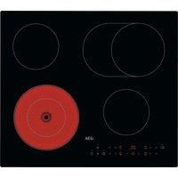 AEG HRX64360CB 60cm 4 Zone Ceramic Hob in Black