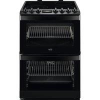 AEG 6000 SteamBake CCB6741MCB 60 cm Electric Ceramic Cooker - Matte Black, Black
