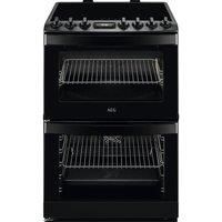 AEG CIB6743MCB Electric Cooker with Double Oven - Black