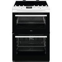 AEG CCX6740ACW Electric Cooker with Double Oven - White