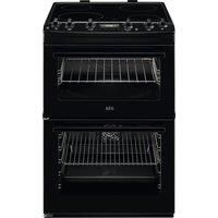 AEG 5000 SurroundCook CCX6540ACB 60cm Electric Cooker with Ceramic Hob - Black - A Rated, Black