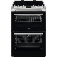 AEG 5000 SurroundCook CCX6540ACM 60cm Electric Cooker with Ceramic Hob - Stainless Steel - A Rated, Stainless Steel