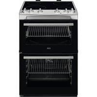 AEG CCX6501ACM 60cm Electric Cooker with Ceramic Hob - Stainless Steel - A Rated, Stainless Steel