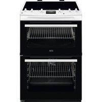 AEG CIX6540ACW Electric Cooker with Double Oven - White