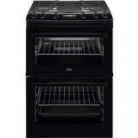 AEG CGX6130ACB 60cm Gas Cooker - Black - A/A Rated, Black