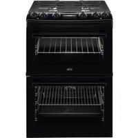 AEG 5000 SurroundCook CKX6540ACB 60 cm Dual Fuel Cooker - Black, Black