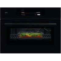 AEG 9000 NKK9N821B Compact Microwave/Multifunction Oven - Gloss Black