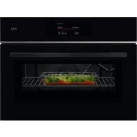 AEG 8000 CombiQuick TK8NK721B 44 Litre 46cm High, Built In Combination Microwave Oven - Black, Black