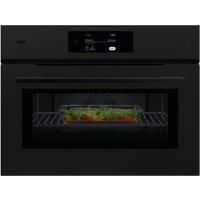 AEG 8000 NKK8N721T Compact Microwave/Multifunction Oven - Gloss Black