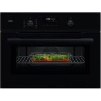 AEG 6000 NKK6N501B Compact Microwave/Multifunction Oven - Gloss Black