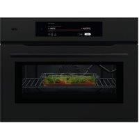 AEG 9000 NKK9N821T Compact Microwave/Multifunction Oven - Matt Black
