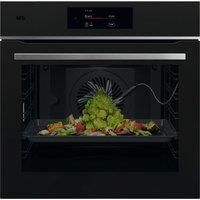 AEG 7000 MealAssist TE7PB731AT Built In Electric Single Oven with Pyrolytic Cleaning - Matt Black - A++ Rated, Black