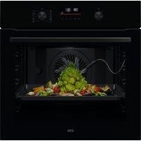 AEG 6000 SenseCook OS6AB50AK Built In Electric Single Oven - Black - A+ Rated, Black