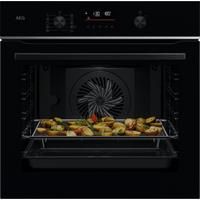 AEG 6000 SenseCook TS6PB521AB Built In Electric Single Oven with Pyrolytic Cleaning - Black - A+ Rated, Black