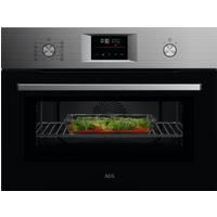 AEG CombiQuick OK6NK40M 49 Litre 46cm High, Built In - Stainless Steel, Stainless Steel