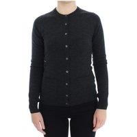 Dolce & Gabbana Gray Wool Button Cardigan Women's Sweater Authentic