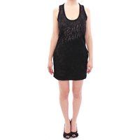 Ermanno Scervino Black Lace Lined Stretch Mini Women's Dress Authentic