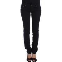 Cavalli Black Cotton Stretch Slim Skinny Fit Jeans W24