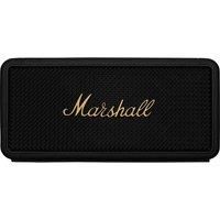 Marshall Middleton Bluetooth Wireless Portable Speaker, 20+ hours portable playtime, water resistant IP67 - Black and Brass