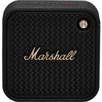 Marshall Willen II Bluetooth Speaker, Wireless, 17+ Hours Playtime, Water-Resistent IP67, Quick Charge - Black