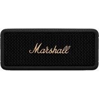 Marshall Emberton III Portable Bluetooth Speakers, Wireless, IP67 Rating Dust & Water Resistant, 32+ Hours Playtime, Quick Charge - Black & Brass