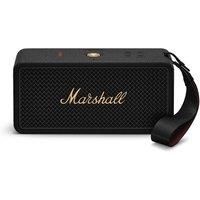 Marshall Middleton II Bluetooth Portable Speaker, 30+ hours portable playtime, waterproof IP67 - Black & Brass