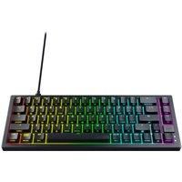 CHERRY XTRFY K5V2 Compact, Mechanical 65 Percent Gaming Keyboard, UK Layout (QWERTY), Hot-Swap Keyboard, CHERRY MX2A RED SWITCHES, Black