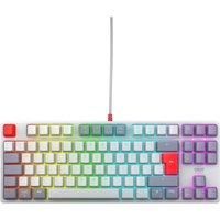 CHERRY Xtrfy K4V2 Mechanical Gaming Keyboard - Retro, Silver/Grey,Red,White