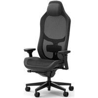 Fractal Design Refine Mesh Dark Gaming Chair - Ergonomic Office Desk Chair Functionality with 4D Adjustable Armrests, High-Back Support, Lumbar Cushion, and Breathable Mesh