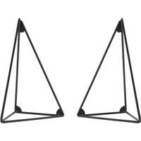Maze Interior Pythagoras Shelf Brackets - Black - 2 Pack