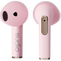 SUDIO N2 Wireless Bluetooth Noise-Cancelling Earbuds - Pink, Pink
