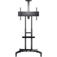Multibrackets M Public Floorstand for up to 80 inch Screens - Removable Shelf and Camera Holder Included