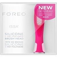 FOREO ISSA Hybrid Wave Brush Head, Medical-Grade Silicone & PBT Polymer Bristles, 6-Months Lasting, Replaceable ,Fuchsia