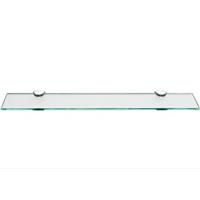 Miller Classic Glass Shelf, 600mm, Chrome