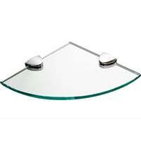 Miller Classic Rounded Corner Shelf, Chrome