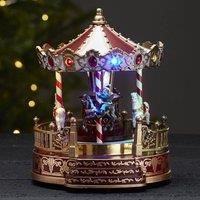 Best Season LED Christmas Carousel, Multi-Coloured, ca. 18 x 22 cm