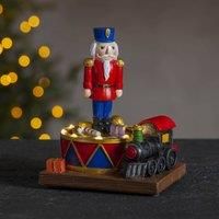 STAR TRADING Nutcracker LED decorative light, rotating