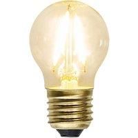 STAR TRADING LED bulb E27 G45 filament 1.5 W 2,100 K Soft Glow