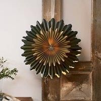 STAR TRADING Crystal decorative star paper no socket green