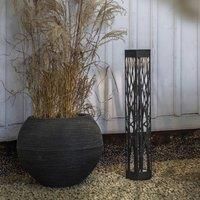 Star LED Solar Path Light, Aluminium, Black