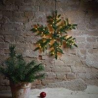 STAR TRADING Snowflake LED outdoor decoration, battery