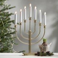STAR TRADING candleholder Kristina brass 7-light
