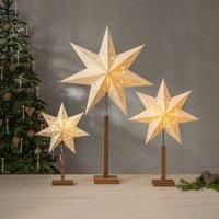 STAR TRADING Karo Maxi standing star, natural oak/white