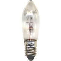 E10 2.4 W 12 V bulb, pack of 3, candle shape