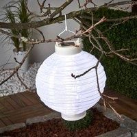 STAR TRADING LED solar lantern Jerrit 20 cm, white